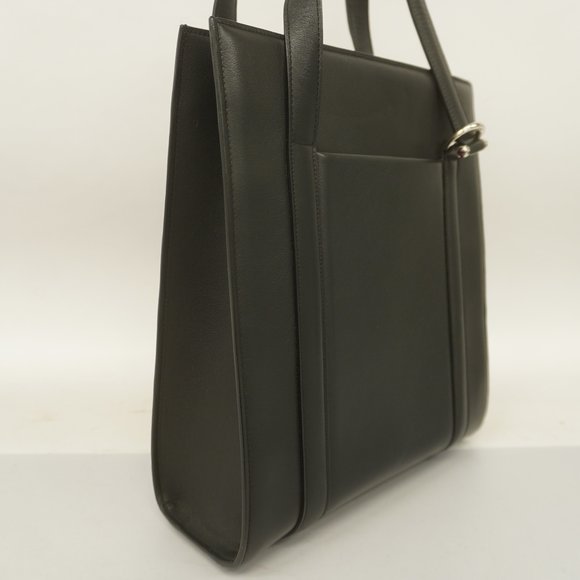 CARTIERAuth  Cabochon Tote Bag Women's Leather Tote Bag Black - Picture 2 of 10